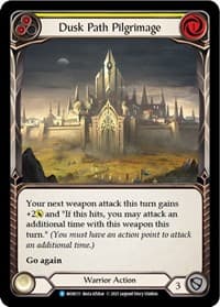 Dusk Path Pilgrimage (Yellow) - Monarch - Flesh and Blood TCG card