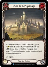 Dusk Path Pilgrimage (Blue) - Monarch - Flesh and Blood TCG card
