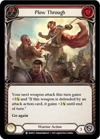 Plow Through (Red) - Monarch - Flesh and Blood TCG card