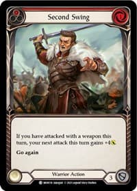 Second Swing (Red) - Monarch - Flesh and Blood TCG card