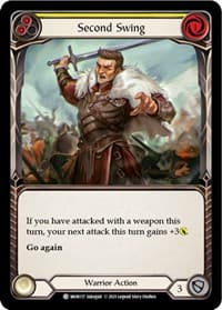 Second Swing (Yellow) - Monarch - Flesh and Blood TCG card