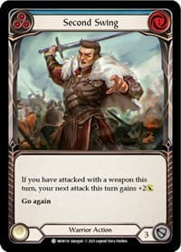 Second Swing (Blue) - Monarch - Flesh and Blood TCG card
