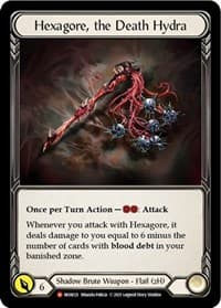 Hexagore, the Death Hydra - Monarch - Flesh and Blood TCG card