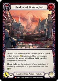 Shadow of Blasmophet - Monarch - Flesh and Blood TCG card