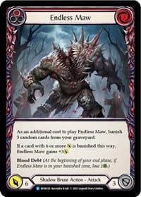 Endless Maw (Red) - Monarch - Flesh and Blood TCG card