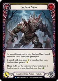 Endless Maw (Yellow) - Monarch - Flesh and Blood TCG card