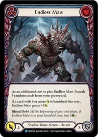 Endless Maw (Blue) - Monarch - Flesh and Blood TCG card