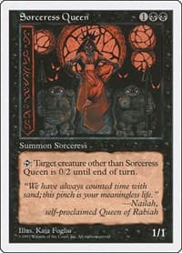 Sorceress Queen - Fifth Edition - Magic: The Gathering card