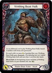 Writhing Beast Hulk (Red) - Monarch - Flesh and Blood TCG card