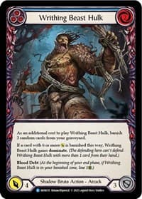 Writhing Beast Hulk (Blue) - Monarch - Flesh and Blood TCG card