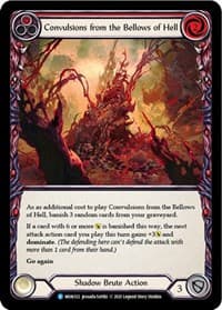 Convulsions from the Bellows of Hell (Red) - Monarch - Flesh and Blood TCG card