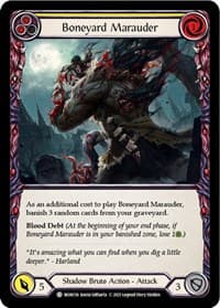 Boneyard Marauder (Yellow) - Monarch - Flesh and Blood TCG card