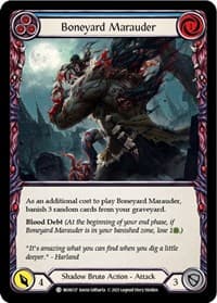 Boneyard Marauder (Blue) - Monarch - Flesh and Blood TCG card