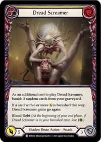 Dread Screamer (Yellow) - Monarch - Flesh and Blood TCG card