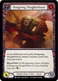 Hungering Slaughterbeast (Red) - Monarch - Flesh and Blood TCG card