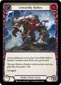 Unworldly Bellow (Yellow) - Monarch - Flesh and Blood TCG card