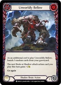 Unworldly Bellow (Blue) - Monarch - Flesh and Blood TCG card