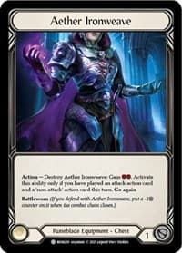 Aether Ironweave - Monarch - Flesh and Blood TCG card