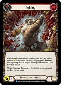 Pulping (Red) - Monarch - Flesh and Blood TCG card