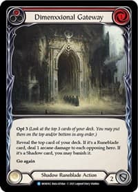 Dimenxxional Gateway (Red) - Monarch - Flesh and Blood TCG card