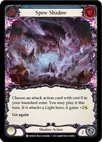 Spew Shadow (Blue) - Monarch - Flesh and Blood TCG card