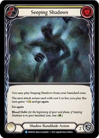 Seeping Shadows (Yellow) - Monarch - Flesh and Blood TCG card