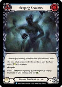 Seeping Shadows (Blue) - Monarch - Flesh and Blood TCG card