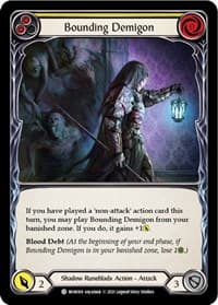 Bounding Demigon (Yellow) - Monarch - Flesh and Blood TCG card