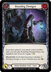 Bounding Demigon (Blue) - Monarch - Flesh and Blood TCG card
