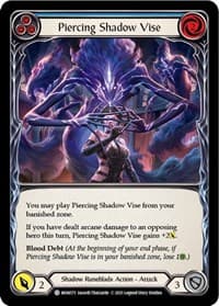 Piercing Shadow Vise (Blue) - Monarch - Flesh and Blood TCG card