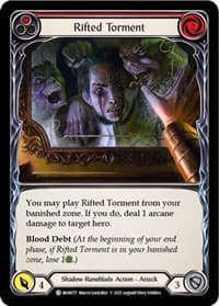 Rifted Torment (Red) - Monarch - Flesh and Blood TCG card