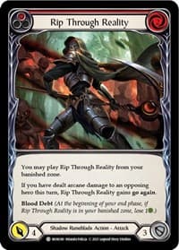 Rip Through Reality (Red) - Monarch - Flesh and Blood TCG card