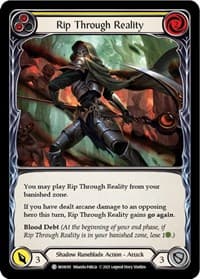 Rip Through Reality (Yellow) - Monarch - Flesh and Blood TCG card
