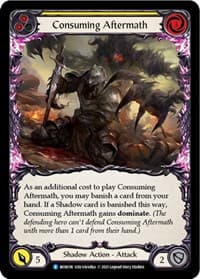 Consuming Aftermath (Yellow) - Monarch - Flesh and Blood TCG card