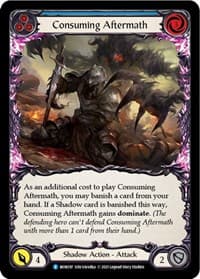 Consuming Aftermath (Blue) - Monarch - Flesh and Blood TCG card