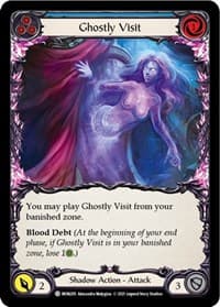 Ghostly Visit (Blue) - Monarch - Flesh and Blood TCG card