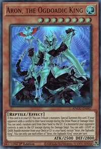 Aron, the Ogdoadic King - Ancient Guardians - YuGiOh card