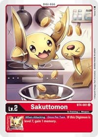 Sakuttomon - Great Legend - Digimon Card Game card