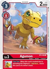 Agumon - Great Legend - Digimon Card Game card