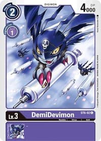 DemiDevimon - Starter Deck 06: Venomous Violet - Digimon Card Game card