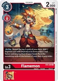 Flamemon - Great Legend - Digimon Card Game card