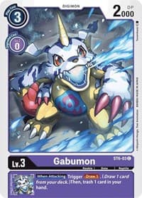 Gabumon - Starter Deck 06: Venomous Violet - Digimon Card Game card