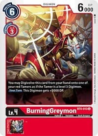BurningGreymon - Great Legend - Digimon Card Game card