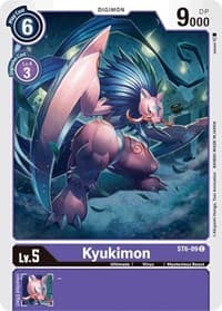 Kyukimon - Starter Deck 06: Venomous Violet - Digimon Card Game card