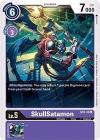 SkullSatamon - Starter Deck 06: Venomous Violet - Digimon Card Game card