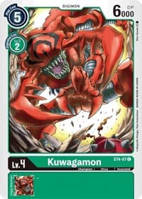 Kuwagamon - Starter Deck 04: Giga Green - Digimon Card Game card
