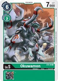 Okuwamon - Starter Deck 04: Giga Green - Digimon Card Game card