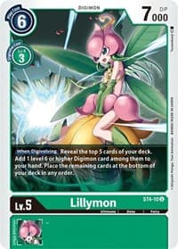 Lillymon - Starter Deck 04: Giga Green - Digimon Card Game card