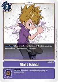 Matt Ishida - Starter Deck 06: Venomous Violet - Digimon Card Game card