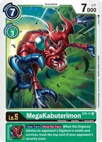 MegaKabuterimon - Starter Deck 04: Giga Green - Digimon Card Game card